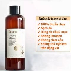 Nước Tẩy Trang Chiết Xuất Bí Đao Cocoon Winter Melon Micellar Water 500ml