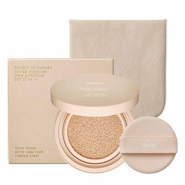 Phấn Nước Huxley Cover Cushion Own Attitude SPF 23 PA++ 12g