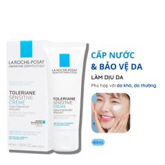 Kem Dưỡng Ẩm Cấp Nước Làm Dịu Da La Roche-Posay Toleriane Sensitive Creme 40ml