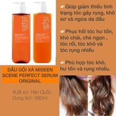 Dầu Gội Giàu Dưỡng Chất Mise En Scène Serum Argan Oil Original Shampoo 680ml