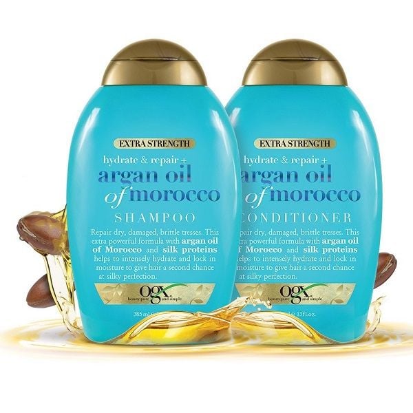 Dầu Xả Phục Hồi Tóc Hư Tổn OGX Renewing Argan Oil Of Morocco Conditioner 385ml