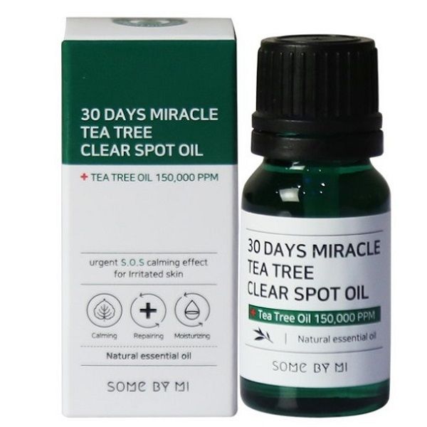 Tinh Dầu Tràm Trà Làm Giảm Mụn Some By Mi 30 Days Miracle Tea Tree Clear Spot Oil 10ml