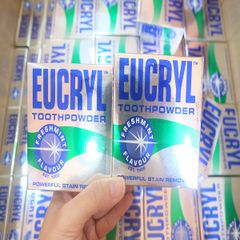 Bột Tẩy Trắng Răng Eucryl Toothpowder Freshmint 50g