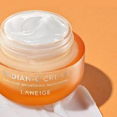 Bộ Kem Dưỡng Trắng Da Làm Mờ Đốm Nâu Laneige Radian-C Cream Collabo Set 30ml