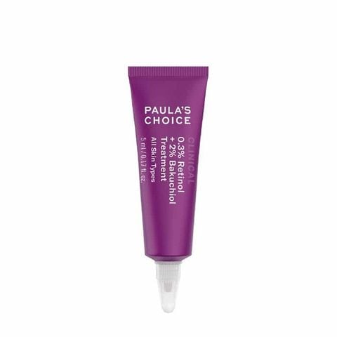 Kem Dưỡng Ngăn Ngừa Lão Hóa Paula's Choice Clinical 0.3% Retinol + 2% Bakuchiol Treatment 5ml