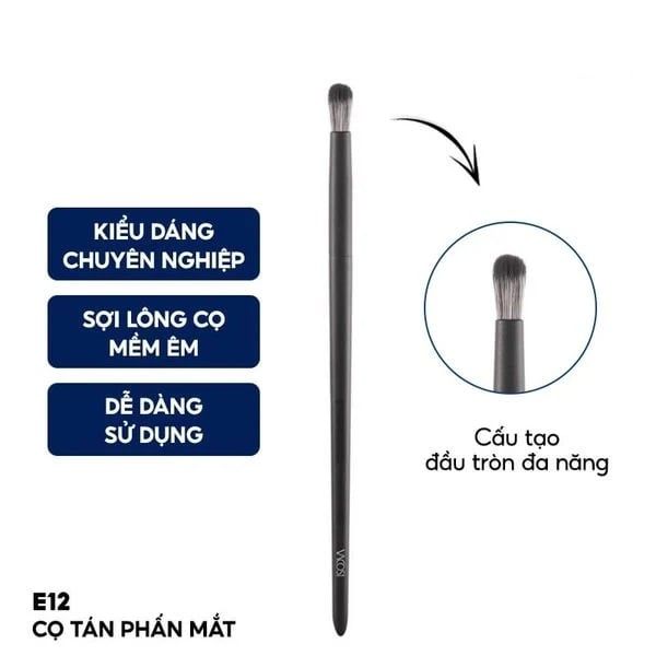Cọ Tán Phấn Mắt Vacosi E12 Crease Blender Brush