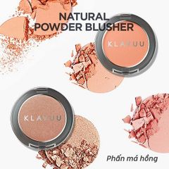 Phấn Má Hồng Klavuu Urban Pearlsation Natural Powder Blusher