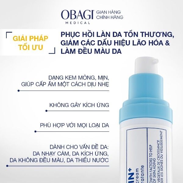 Kem Dưỡng Phục Hồi Làm Dịu Da Obagi Clinical Kinetin+ Hydrating 50ml