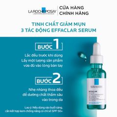 Tinh Chất Hỗ Trợ Giảm Mụn 3 Tác Động La Roche-Posay Effaclar Serum 30ml