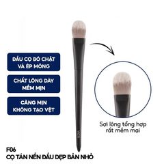 Cọ Đánh Nền Vacosi Đầu Dẹp Nhỏ F06 Foundation Brush