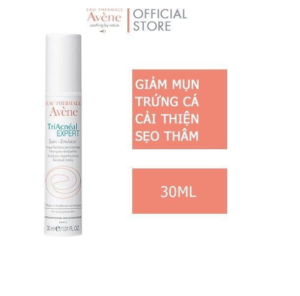 Kem Dưỡng Làm Giảm Mụn Trứng Cá Và Vết Thâm Avene Triacneal Expert Emulsion 30ml