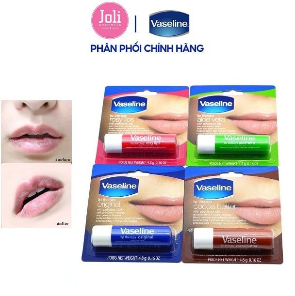 Son Dưỡng Môi Vaseline Lip Therapy Dạng Thỏi 4.8g