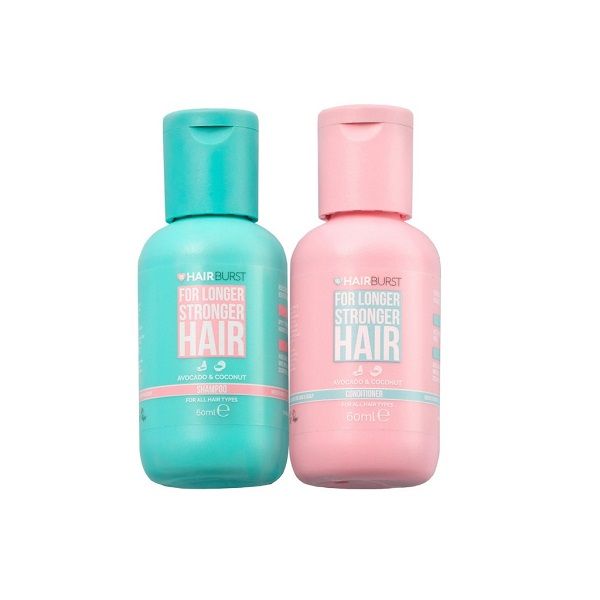 Bộ Dầu Gội Xả Kích Thích Tóc Mọc Dài & Khỏe Hairburst For Longer Stronger Hair 60ml