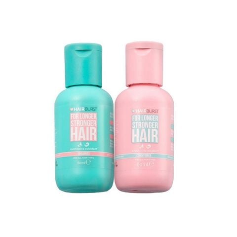 Bộ Dầu Gội Xả Kích Thích Tóc Mọc Dài & Khỏe Hairburst For Longer Stronger Hair 60ml