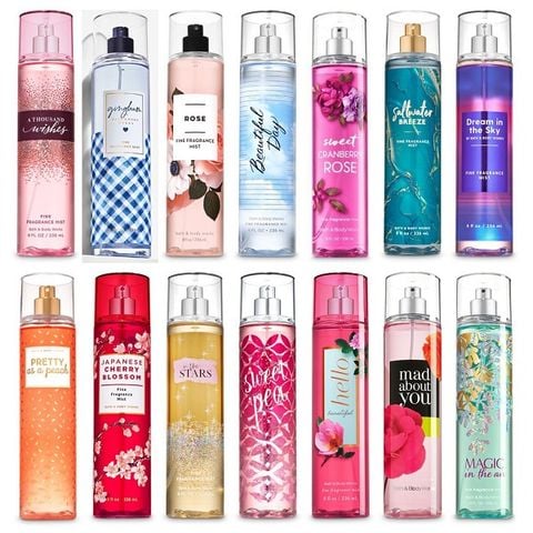 Xịt thơm Bath & Body Works Fine Fragrance Mist 236ml