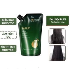 [HÀNG TẶNG] Túi Refill Dầu Gội Bưởi Giảm Gãy Rụng Kích Thích Mọc Tóc Cocoon 500ml