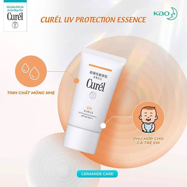 Tinh Chất Chống Nắng Curel UV Protection Essence SPF30 PA++ 50g