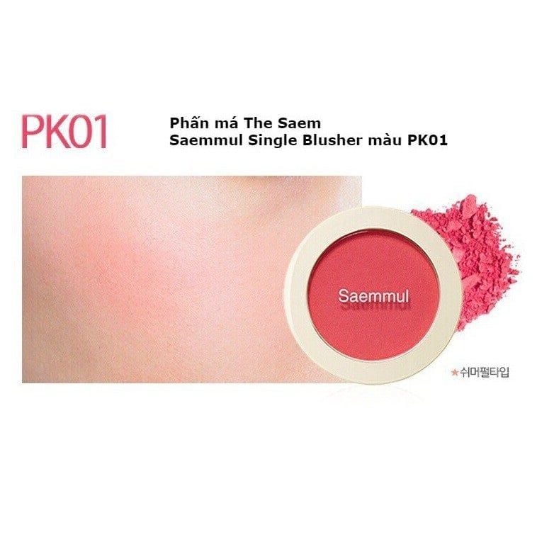 Phấn Má Hồng The Saem Saemmul Single Blusher