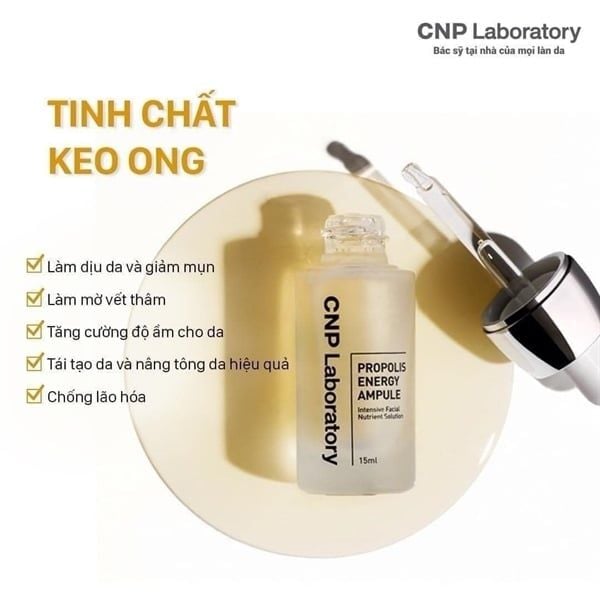 Tinh Chất Keo Ong Tái Tạo Phục Hồi Da CNP Laboratory Propolis Energy Active Ampule