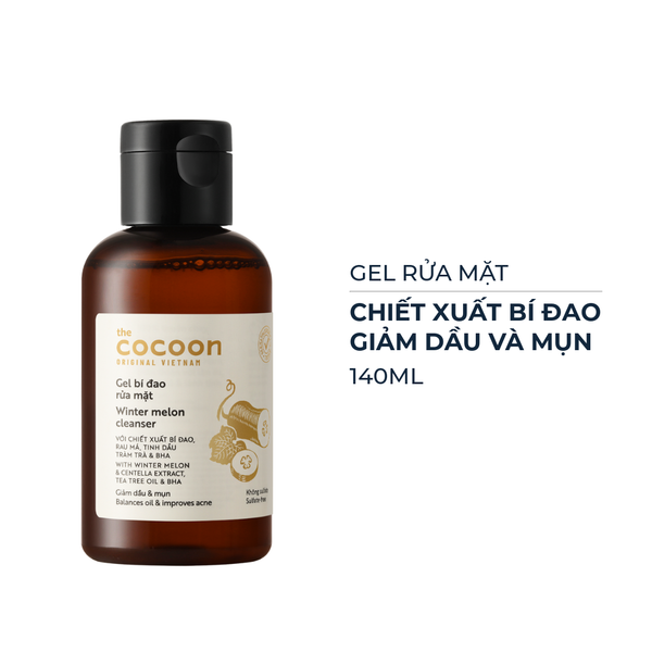 [HÀNG TẶNG] Gel Rửa Mặt Chiết Xuất Bí Đao Cocoon Winter Melon Cleanser 140ml