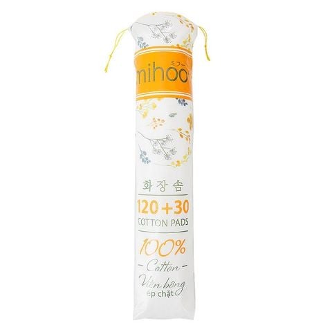 Bông Tẩy Trang Mihoo Bông Tròn Cotton Pads