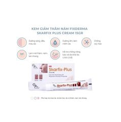 Kem Dưỡng Trị Sẹo ,Thâm Nám, Tàn Nhang Fixderma Skarfix Plus Cream 15g