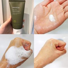 Sữa Rửa Mặt Dưỡng Ẩm Sâu Innisfree Olive Real Cleansing Foam 150ml