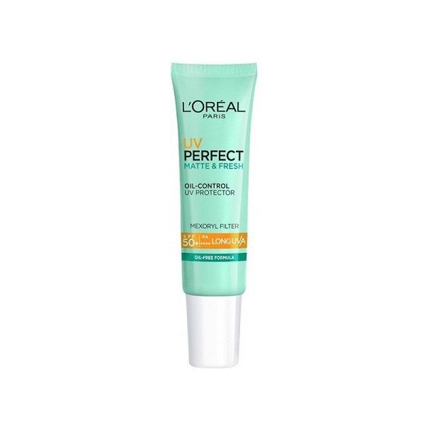 Kem Chống Nắng L'Oréal Kiềm Dầu Thoáng Mịn Da 15ml UV Perfect Matte & Fresh SPF 50+/PA++++