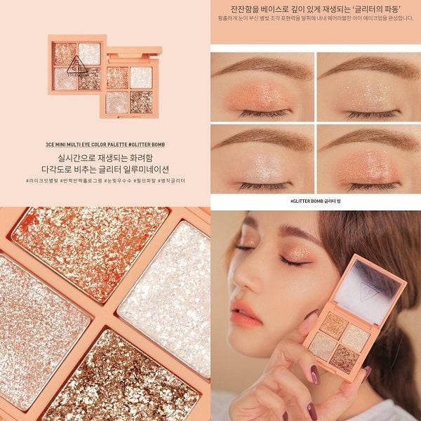 Bảng Phấn Mắt 4 Màu 3CE Mini Multi Eye Color Palette