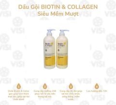 Dầu Gội & Xả Siêu Mượt Giảm Rụng Tóc Biotin Collagen Voudioty (Vàng)