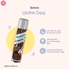 Dầu Gội Khô Batiste Dry Shampoo 200ml