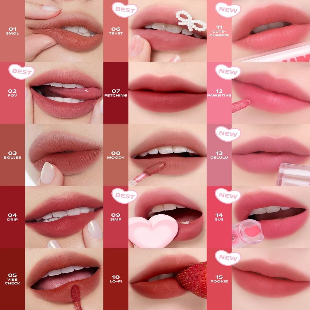 Son Tint Lì Ofelia Sugarplum MistyNow Blurring Tint 3.8g