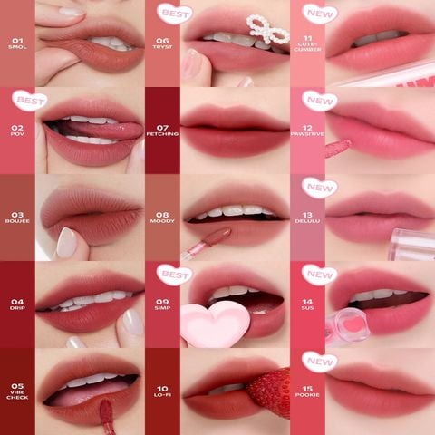 Son Tint Lì Ofelia Sugarplum MistyNow Blurring Tint 3.8g
