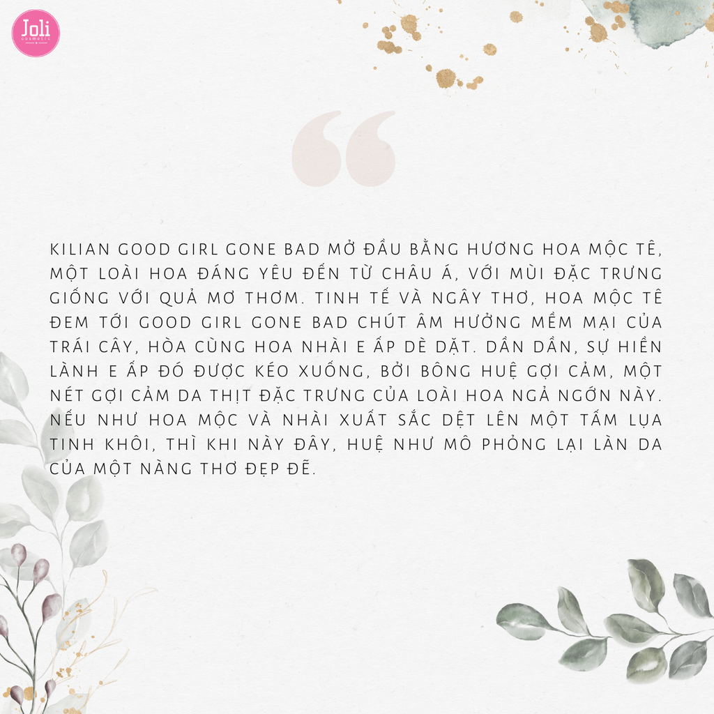 Nước Hoa Nữ Chiết Kilian Good Girl Gone Bad EDP With Coffret 10ml