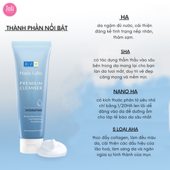 Sữa Rửa Mặt Hada Labo Dưỡng Ẩm Da Premium Cleanser Hydrating 100g