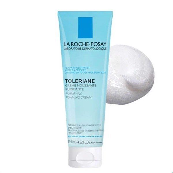 Sữa Rửa Mặt Cho Da Dầu Hỗn Hợp Nhạy Cảm La Roche Posay Toleriane Purifying Foaming Cream 125ml