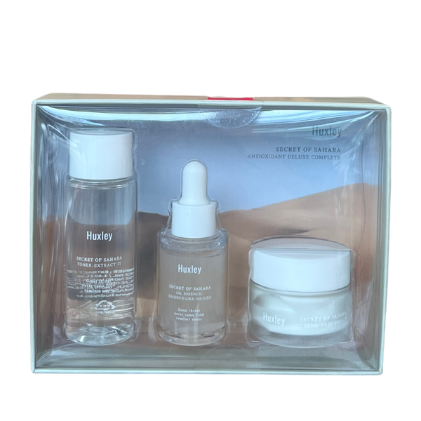 Bộ Sản Phẩm Dưỡng Da Chống Lão Hóa Mini Huxley Antioxidant Trio Set