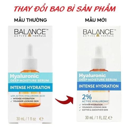 Tinh Chất Cấp Nước Balance Active Formula Hyaluronic Deep Moisture Serum 30ml