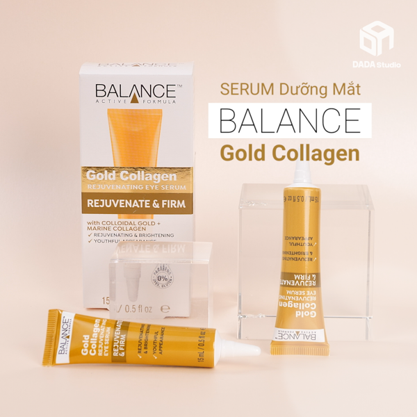 Tinh Chất Dưỡng Da Vùng Mắt Ngừa Lão Hóa Balance Active Formula Gold+Collagen Rejuvenating Eye Serum 15ml