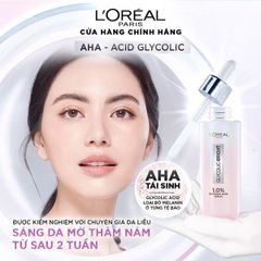 Serum Dưỡng Sáng Da Mờ Thâm Nám Loreal Glycolic Bright 1.0% Glycolic Acid