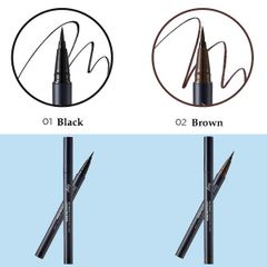 Kẻ Mắt Ink Proof Brush Pen Liner The Face Shop