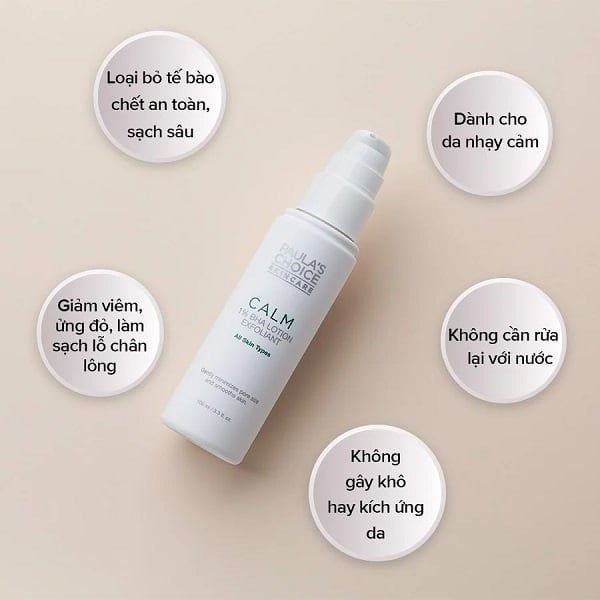 Tẩy Tế Bào Chết Paula's Choice Calm Redness Relief 1% BHA Lotion Salicylic Acid 30ml