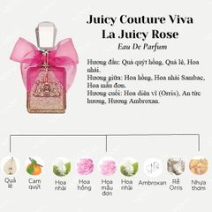 Nước Hoa Nữ Chiết Juicy Couture Viva La Juicy Rose Eau de Parfum 10ml