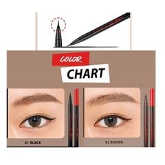 Bút Kẻ Viền Mắt Chống Trôi Clio Superproof Brush Liner Kill Black 0.55ml