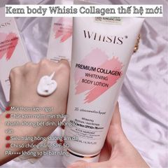 Kem Dưỡng Thể Chống Nắng Toàn Thân Whisis Premium Collagen Whitening Body Lotion SPF50+ PA++++ 200ml