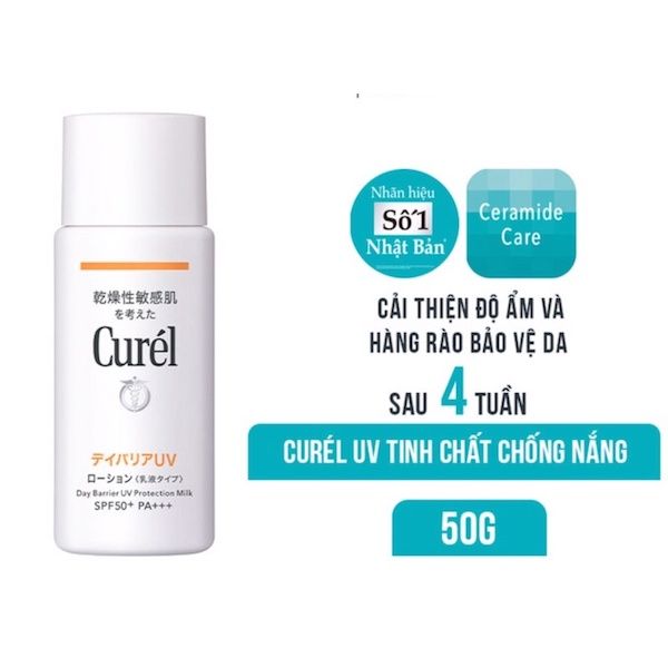 Sữa Chống Nắng Curel Day Barrier UV Protection Milk SPF50+ PA+++ 60ml