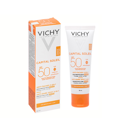 Kem Chống Nắng Giảm Thâm Nám Vichy Ideal Soleil Anti-Dark Spots SPF50 PA+++ 50ml