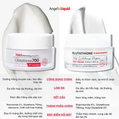 Kem Dưỡng Làm Sáng Da Mờ Thâm Angel's Liquid 7 Day Whitening Program Glutathione 700 V-Cream 50ml