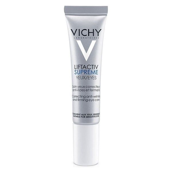 Kem Dưỡng Giảm Nếp Nhăn Mắt Vichy Liftactiv Eyes Supreme Global Anti-Wrinkle & Firming Care 15ml