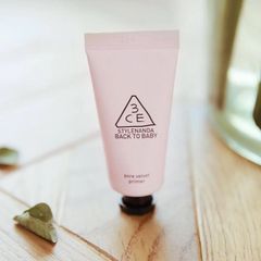 Kem Lót 3CE Back To Baby Pore Velvet Primer 15g